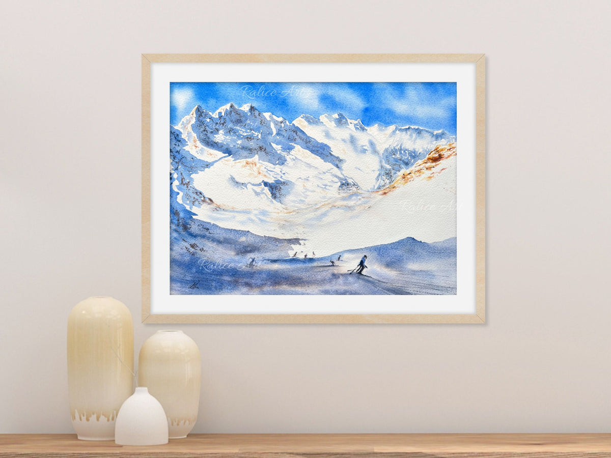 Winter Light - Original Watercolor Painting