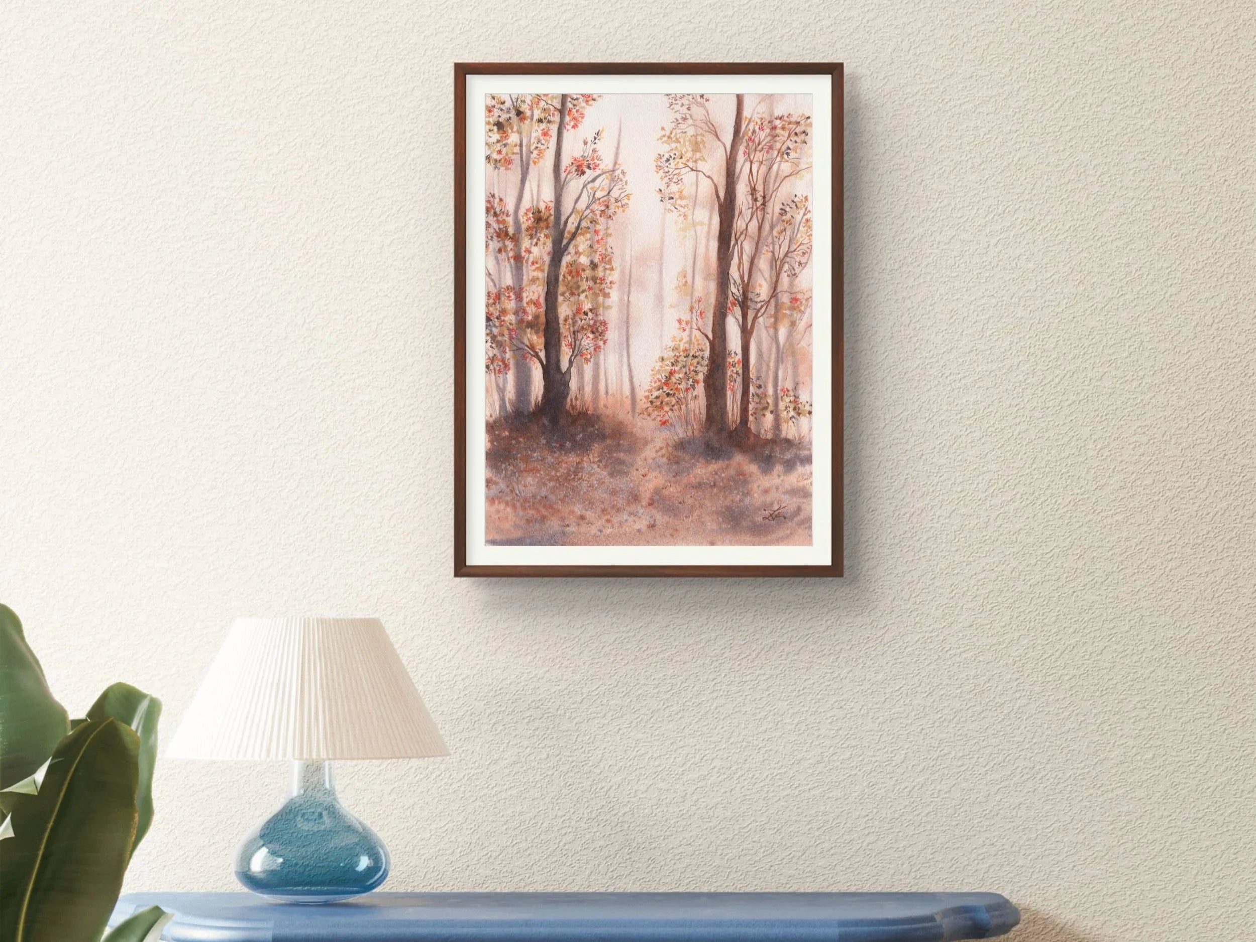 Autumn Forest Trail - Art Print