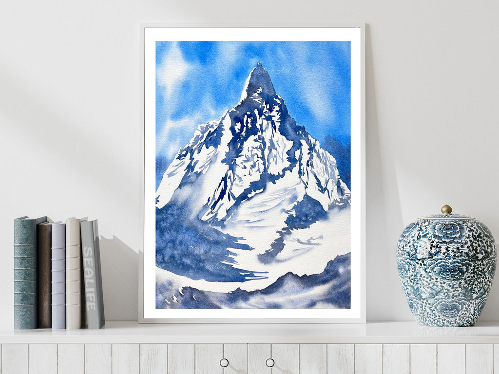 Beyond Dreams - Original Watercolor Mountain Painting