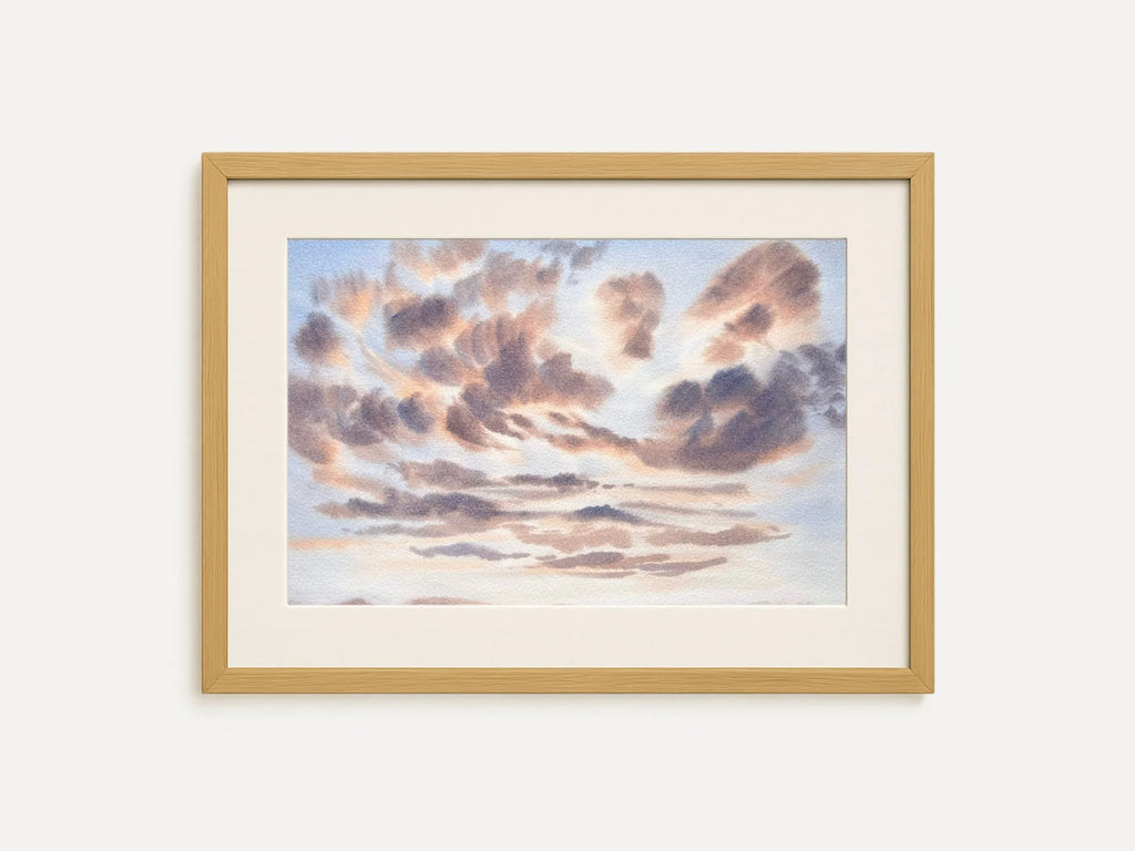 Peachy Dreams - Original Watercolor Painting