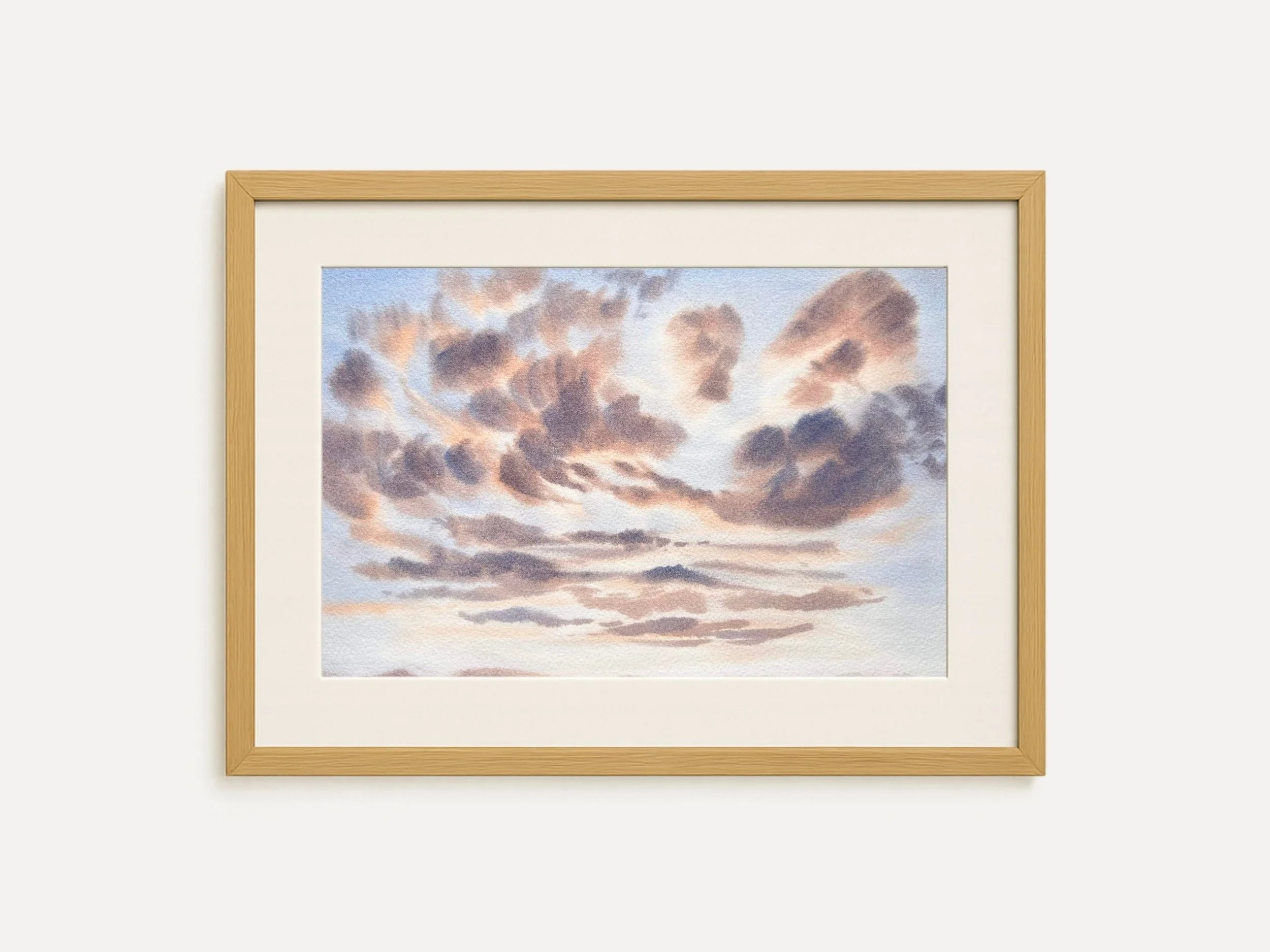 Peachy Dreams - Original Watercolor Painting