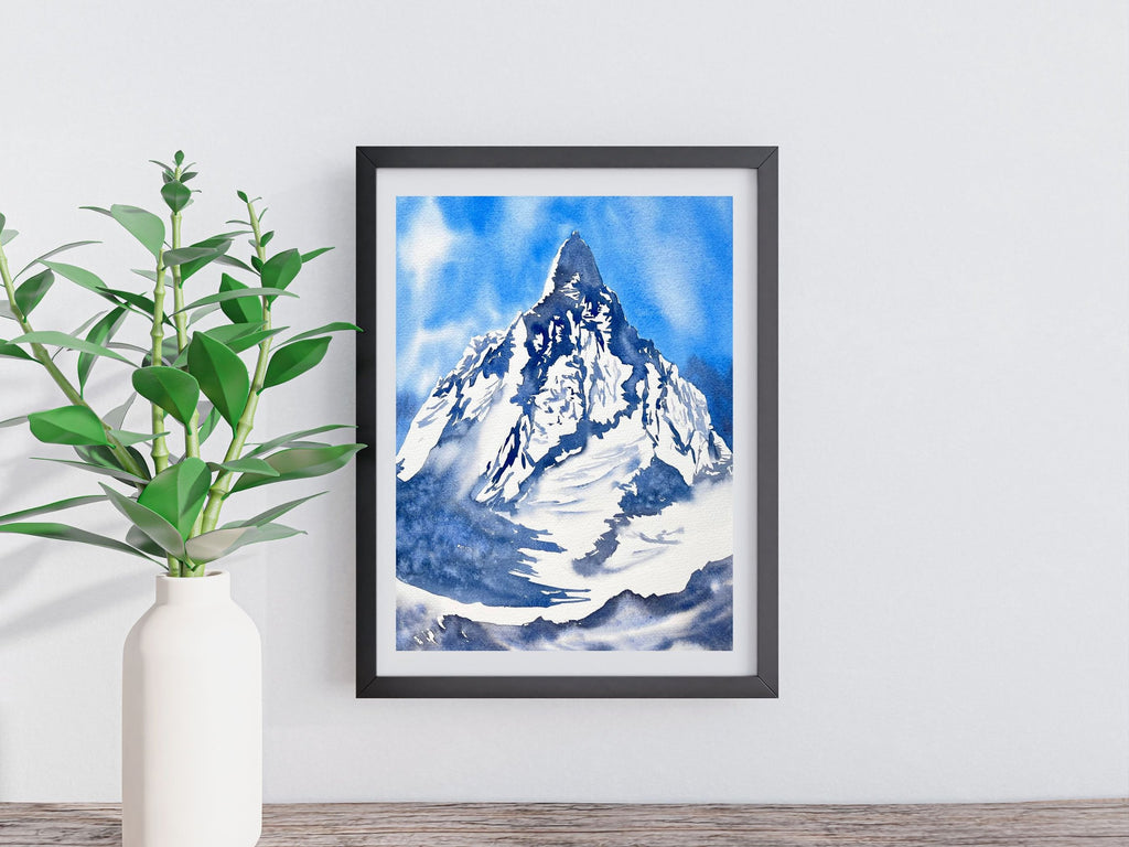 Beyond Dreams - Original Watercolor Mountain Painting