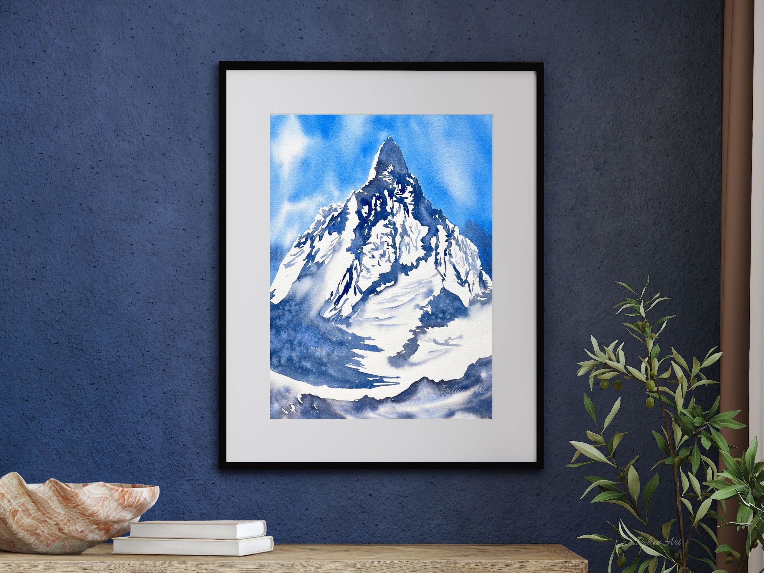 Beyond Dreams - Original Watercolor Mountain Painting