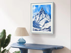 Beyond Dreams - Original Watercolor Mountain Painting