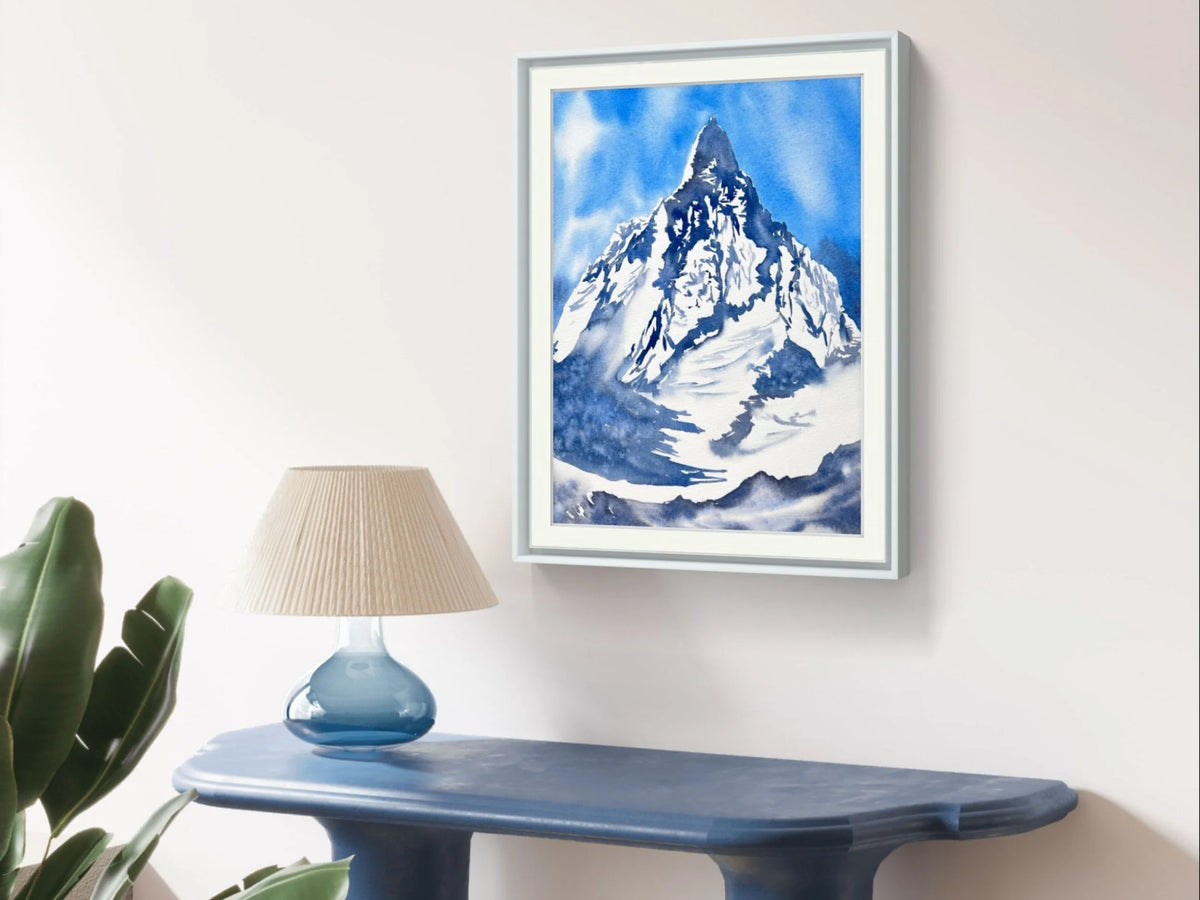 Beyond Dreams - Original Watercolor Mountain Painting