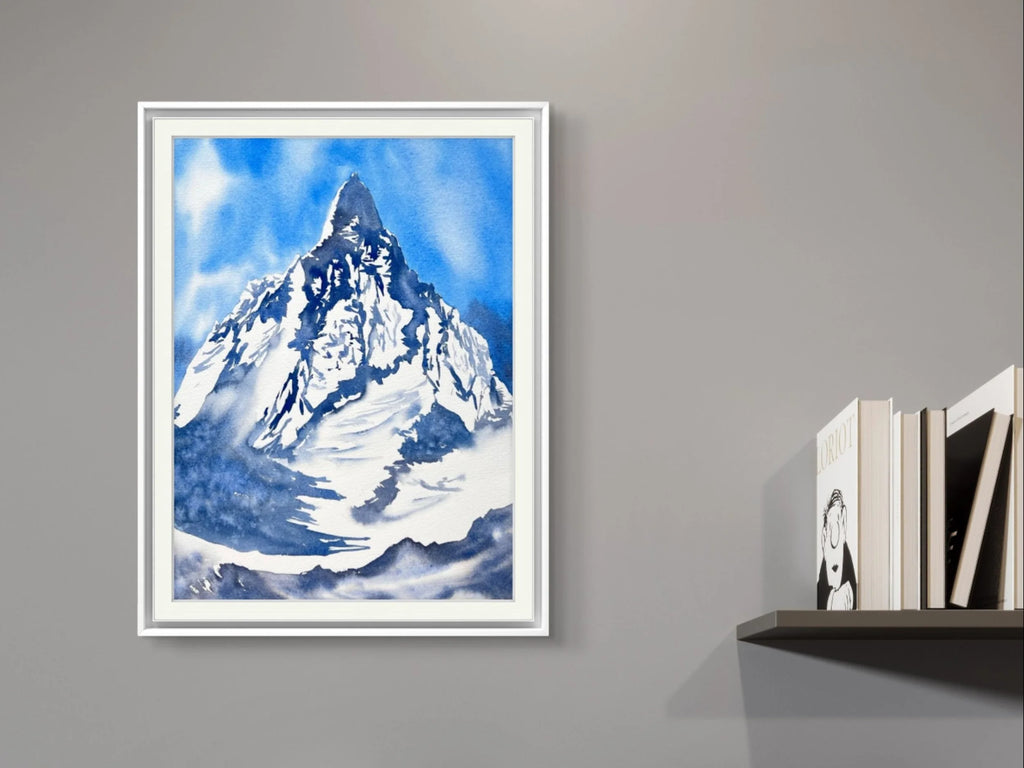 Beyond Dreams - Original Watercolor Mountain Painting