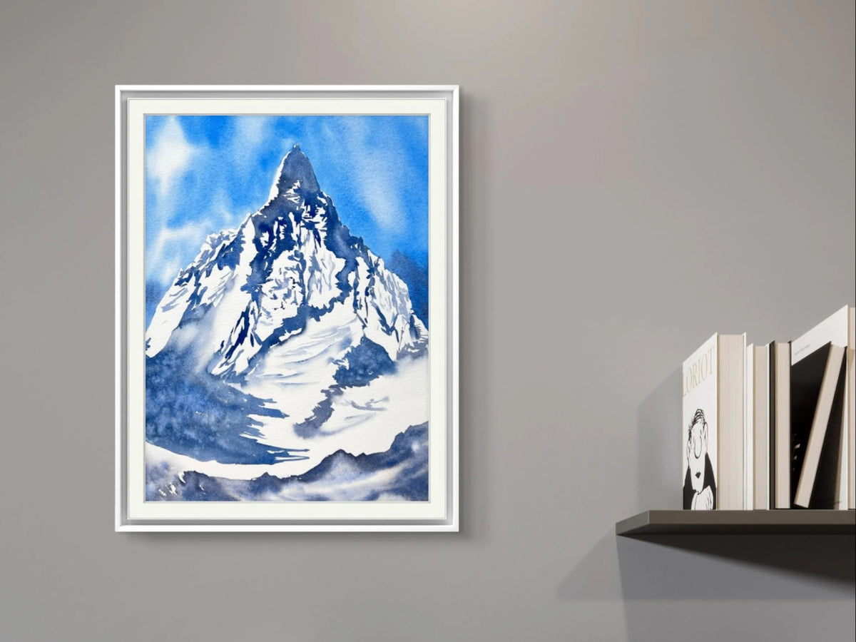 Beyond Dreams - Original Watercolor Mountain Painting
