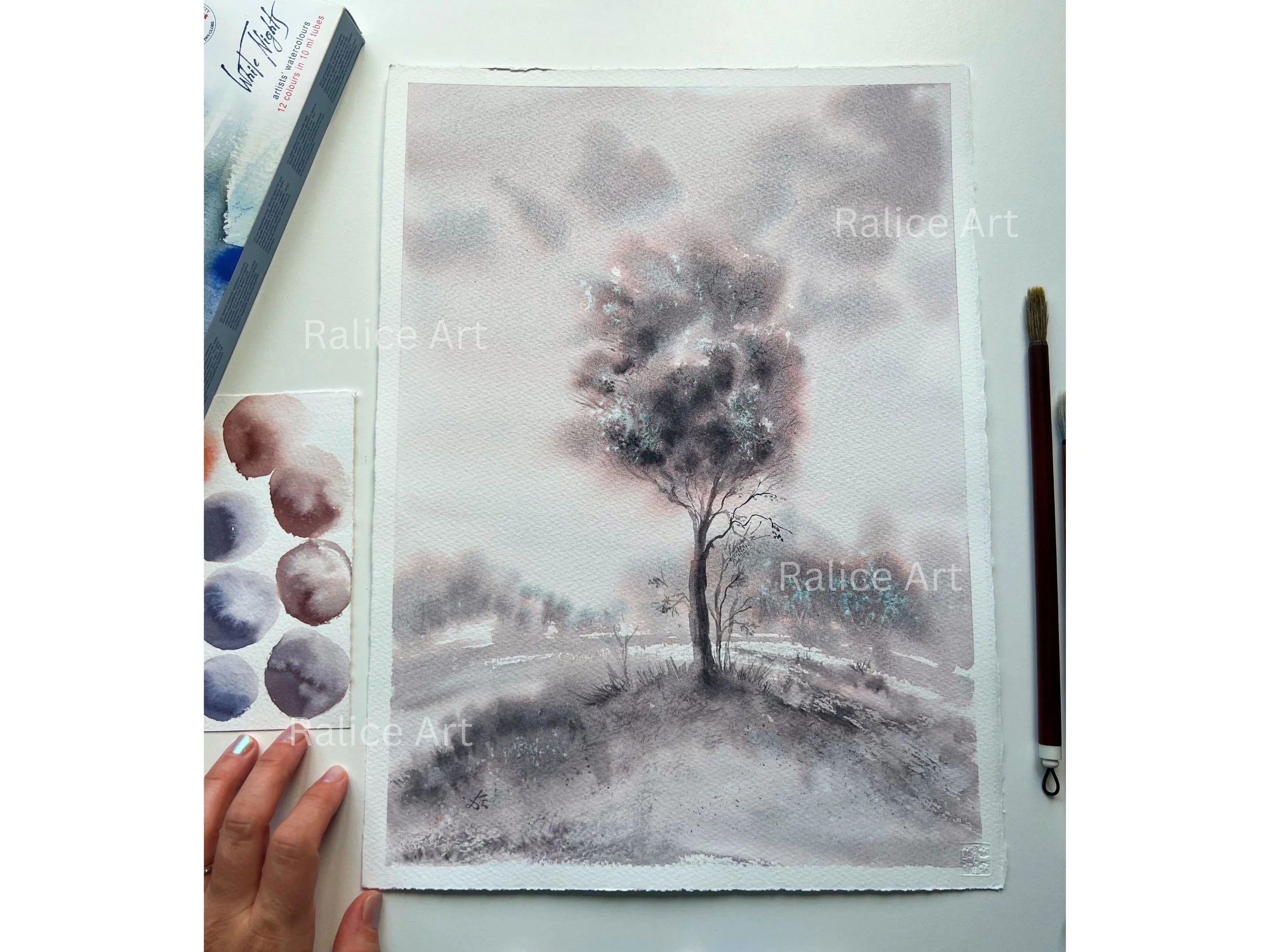 Solitude - Original Watercolor Painting