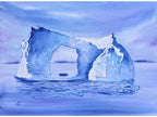 An Iceberg - Original Watercolor Painting