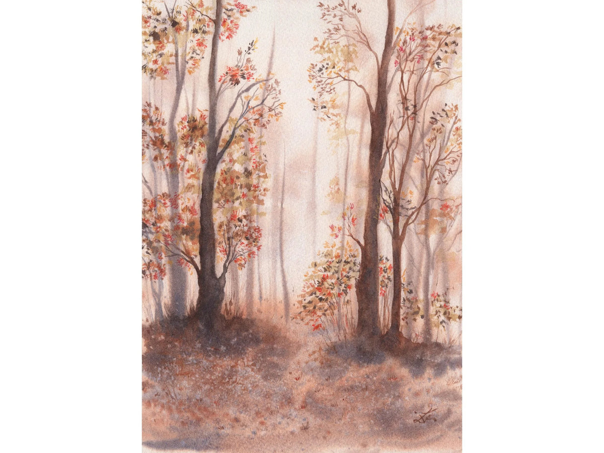 Autumn Forest Trail - Art Print