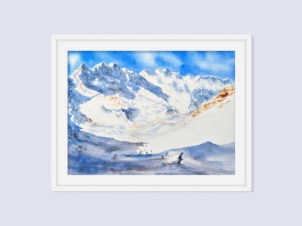 Winter Light - Original Watercolor Painting
