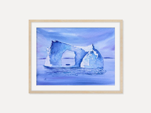 An Iceberg - Original Watercolor Painting