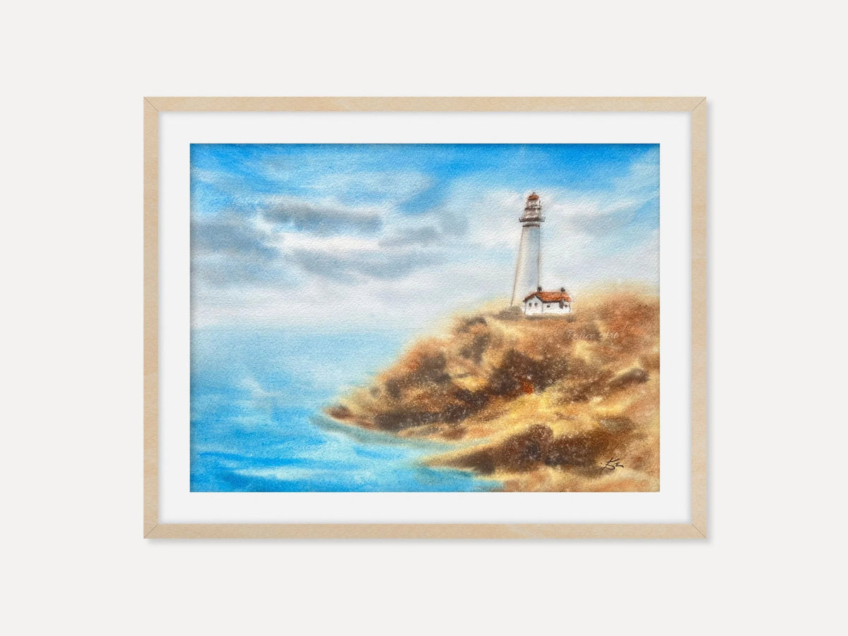 Lighthouse - Original Watercolor Painting