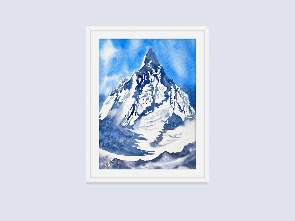Beyond Dreams - Original Watercolor Mountain Painting