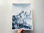 Textures - Original Watercolor Mountain Painting