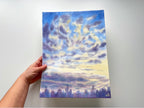 Cotton Clouds - Original Watercolor Painting