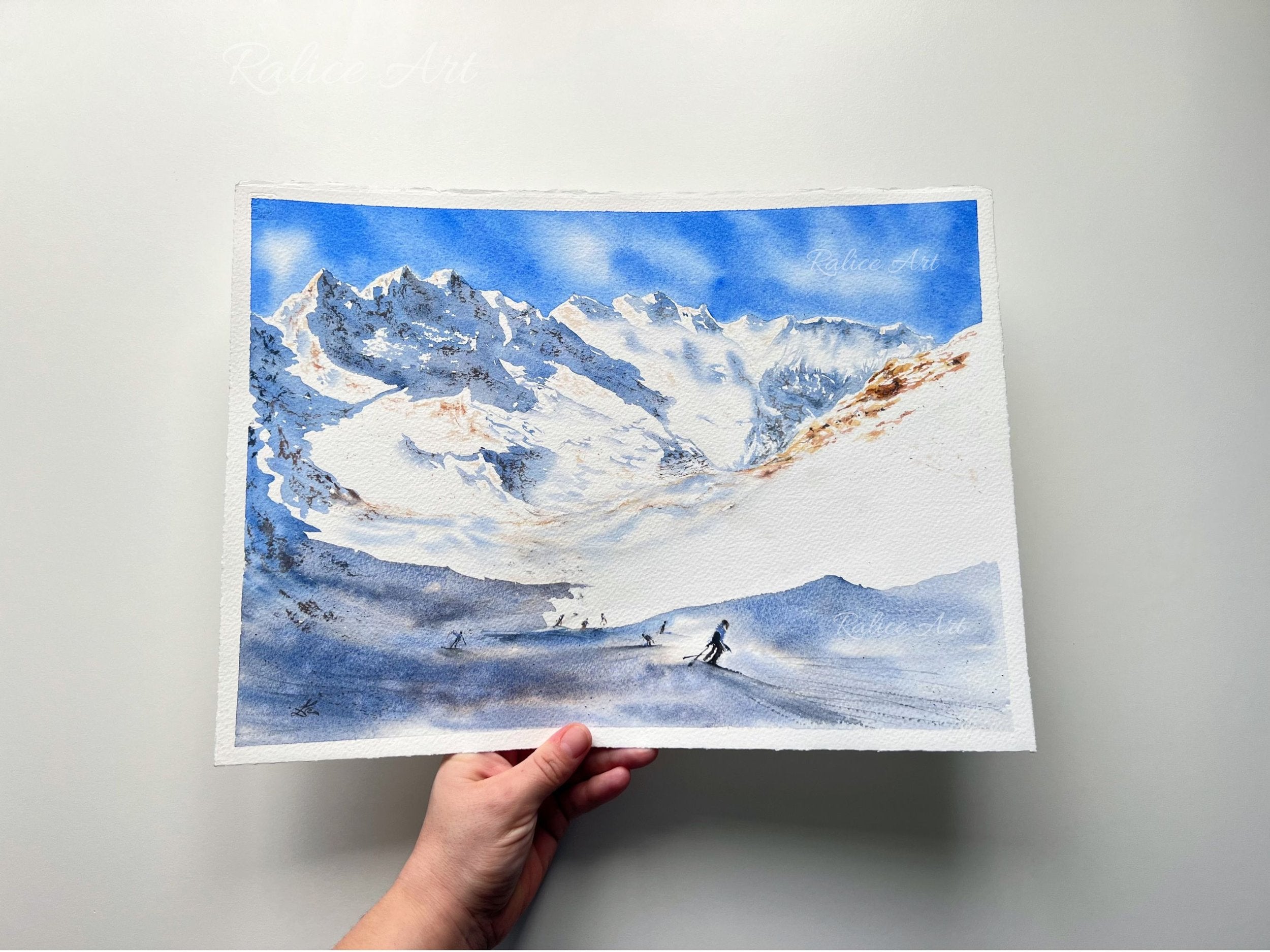 Winter Light - Original Watercolor Painting