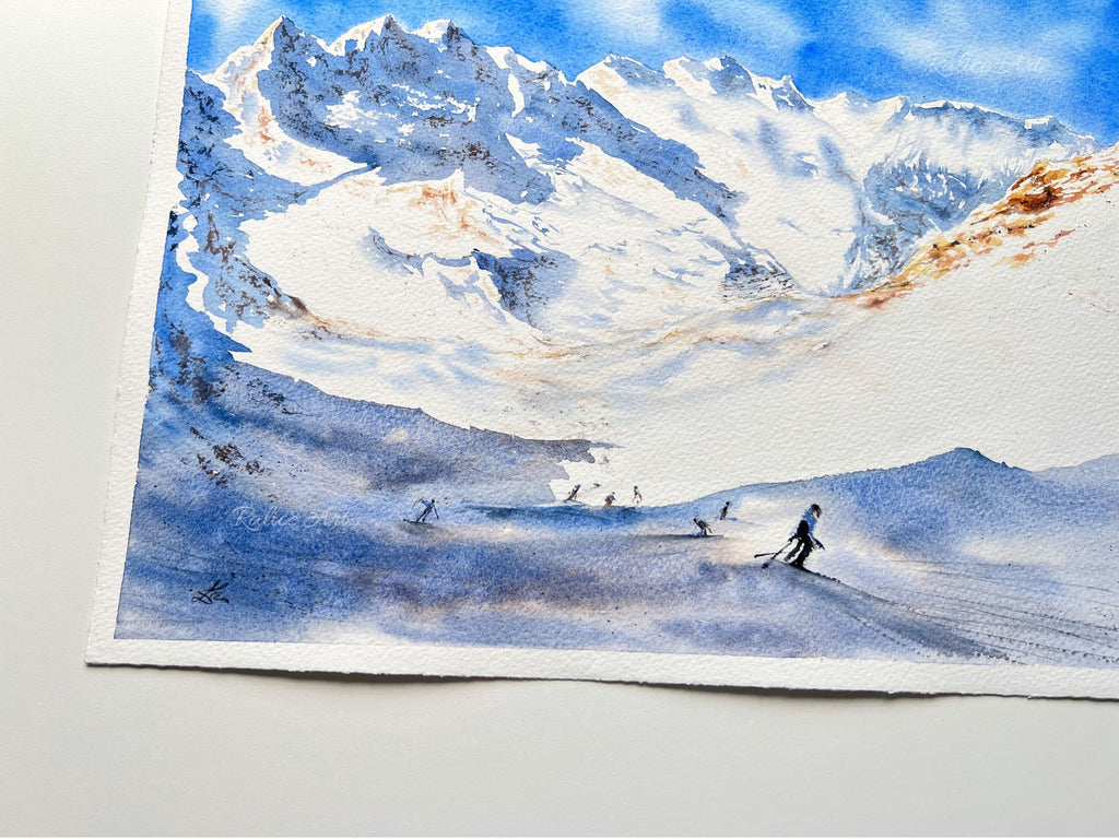 Winter Light - Original Watercolor Painting