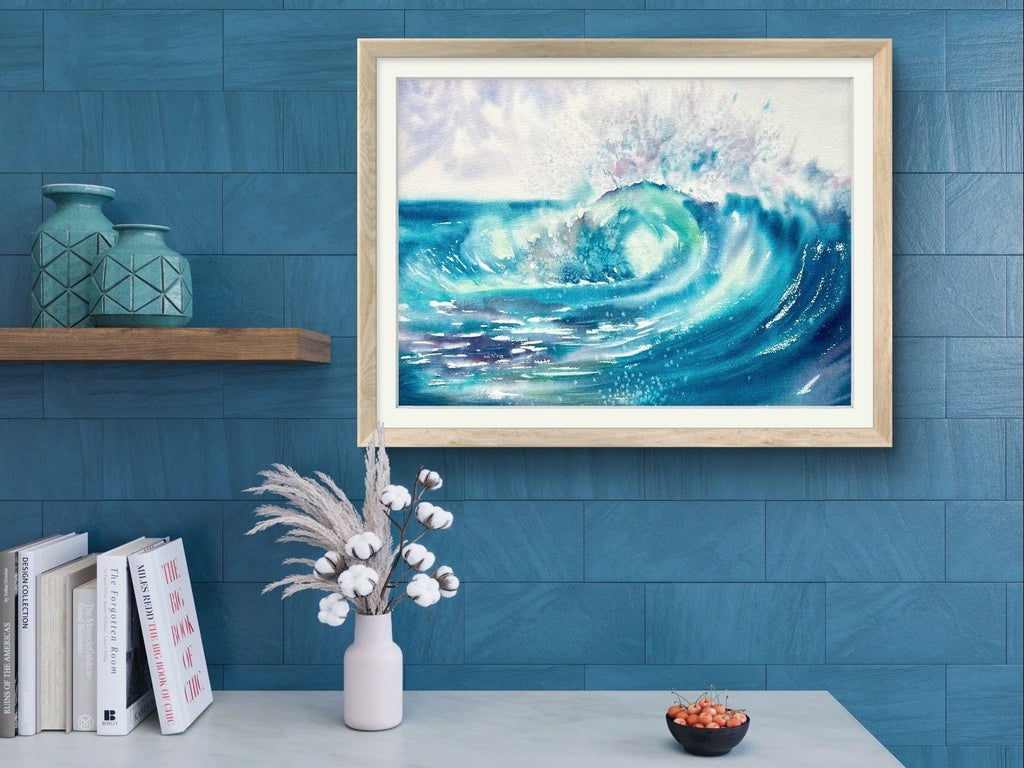 Colourful Cascades  - Original Watercolor Painting