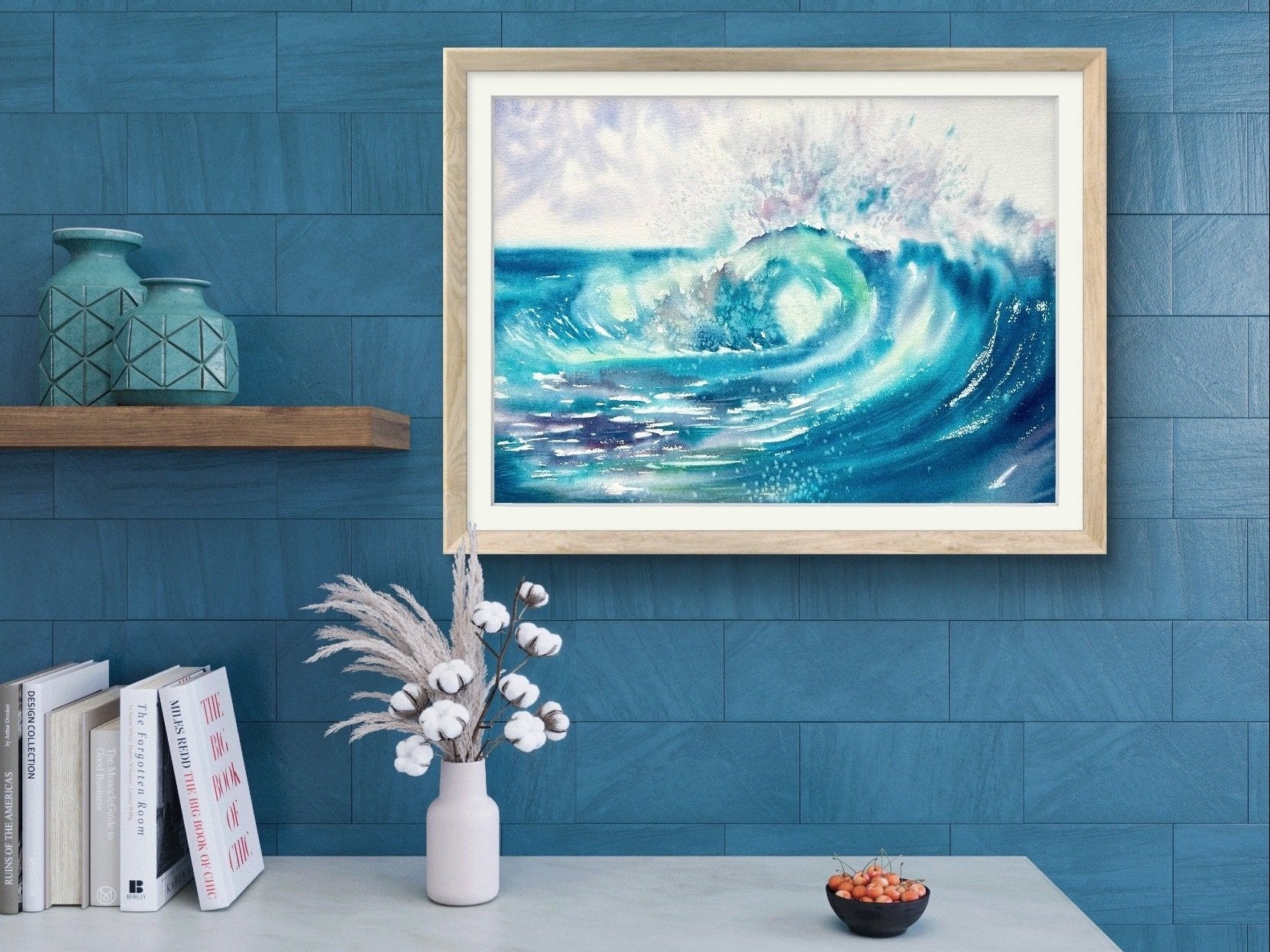 Colourful Cascades  - Original Watercolor Painting
