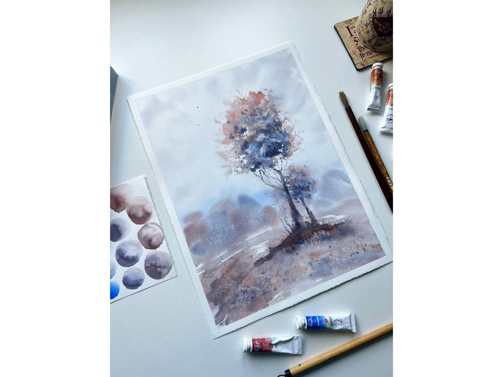 Just The Two of Us - Original Watercolor Painting