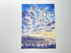 Cotton Clouds - Original Watercolor Painting