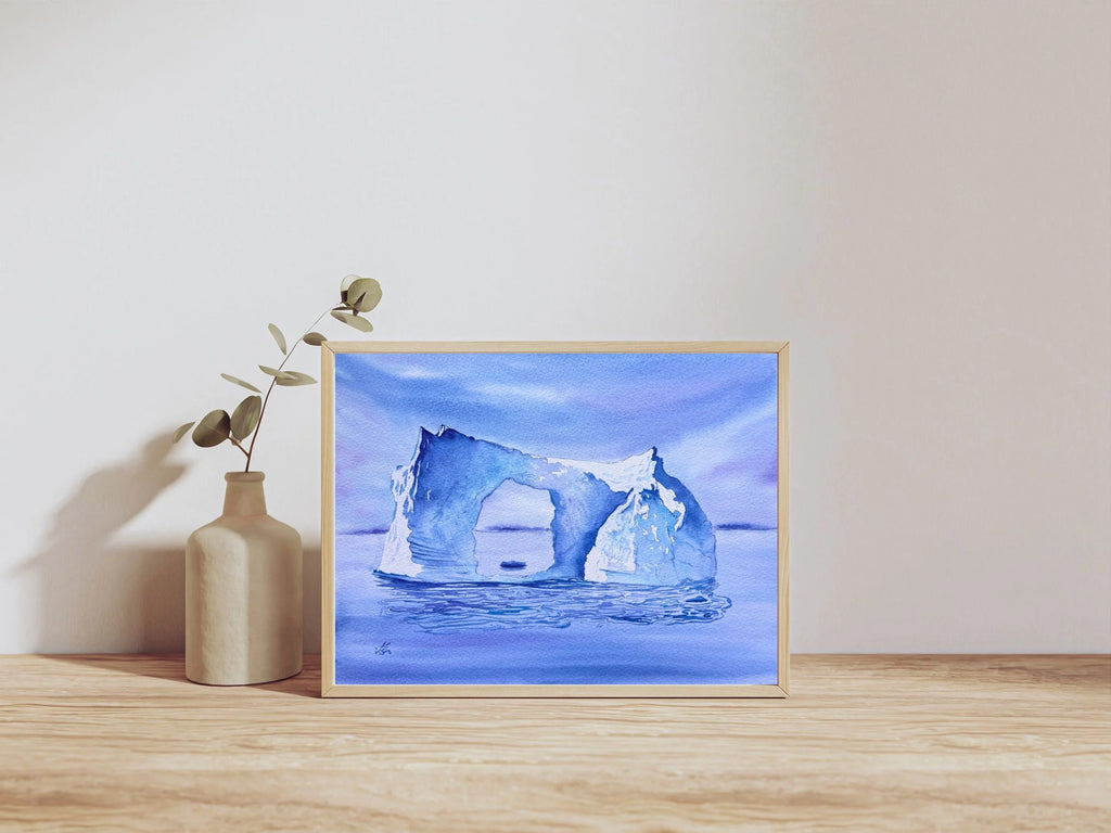 An Iceberg - Original Watercolor Painting