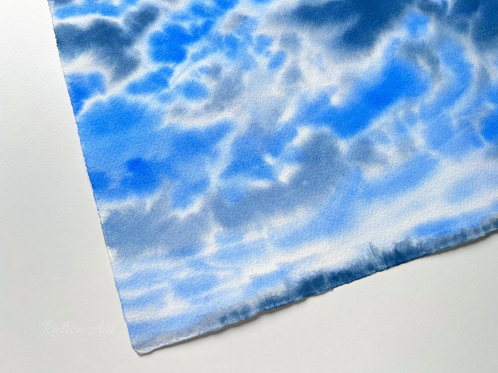 Just Before the Storm - Original Watercolor Cloud Painting