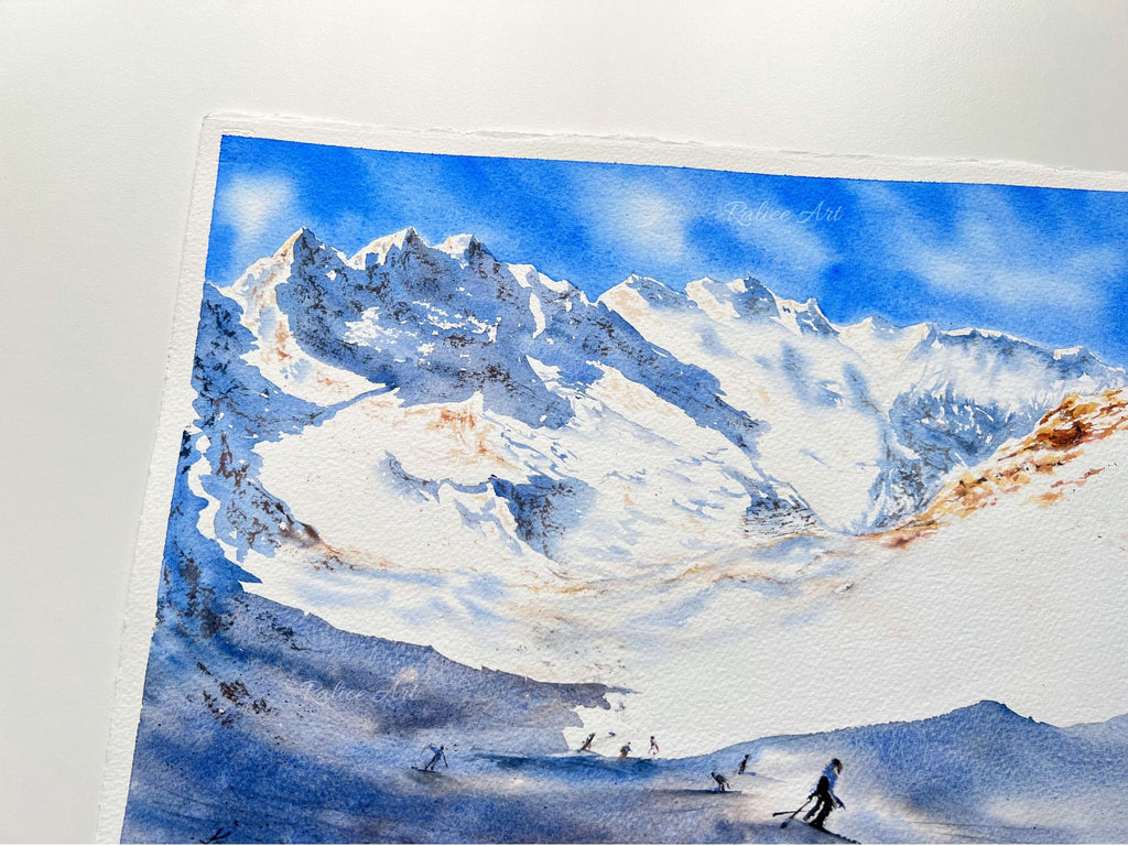 Winter Light - Original Watercolor Painting