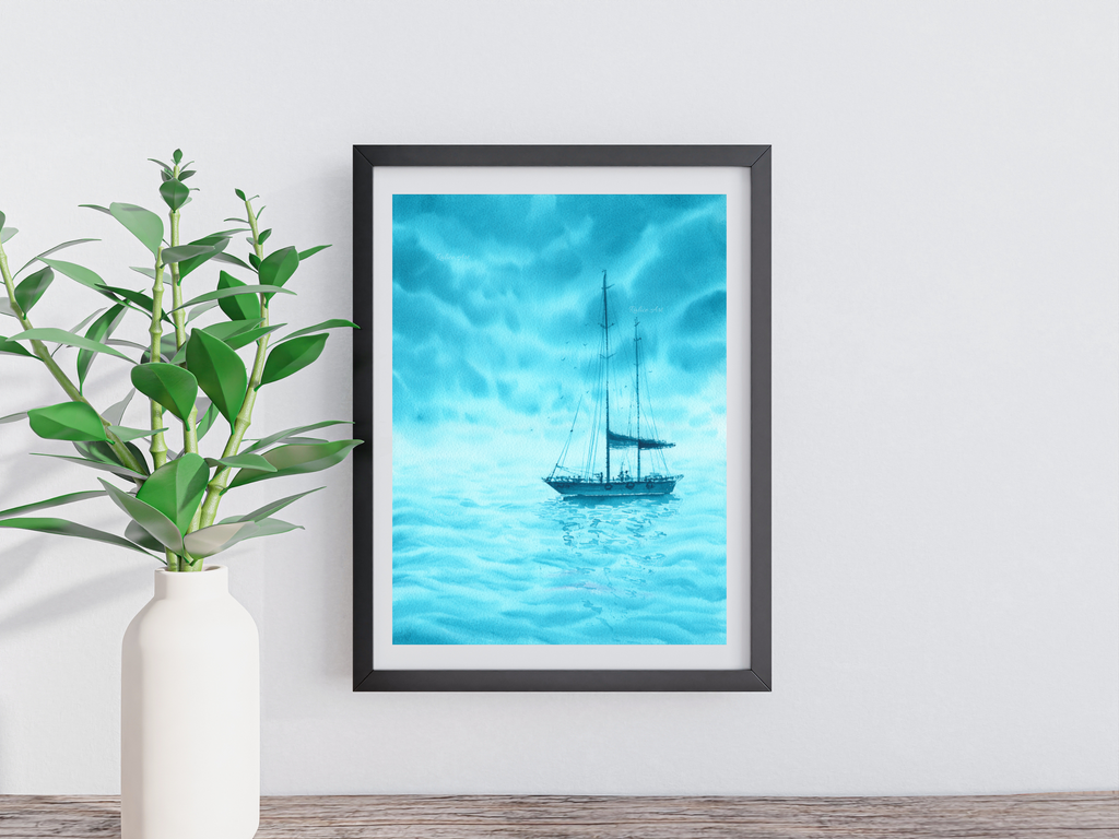 Turquoise Dreams - Art Print