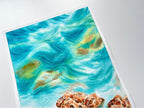 Rocky Seascape - Original Watercolor Painting
