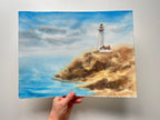 Lighthouse - Original Watercolor Painting