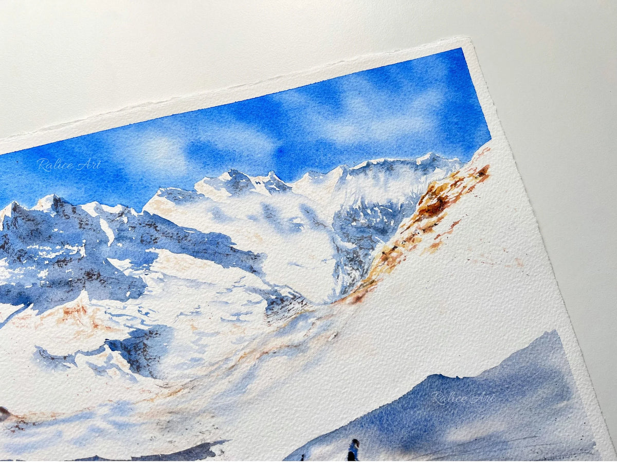 Winter Light - Original Watercolor Painting