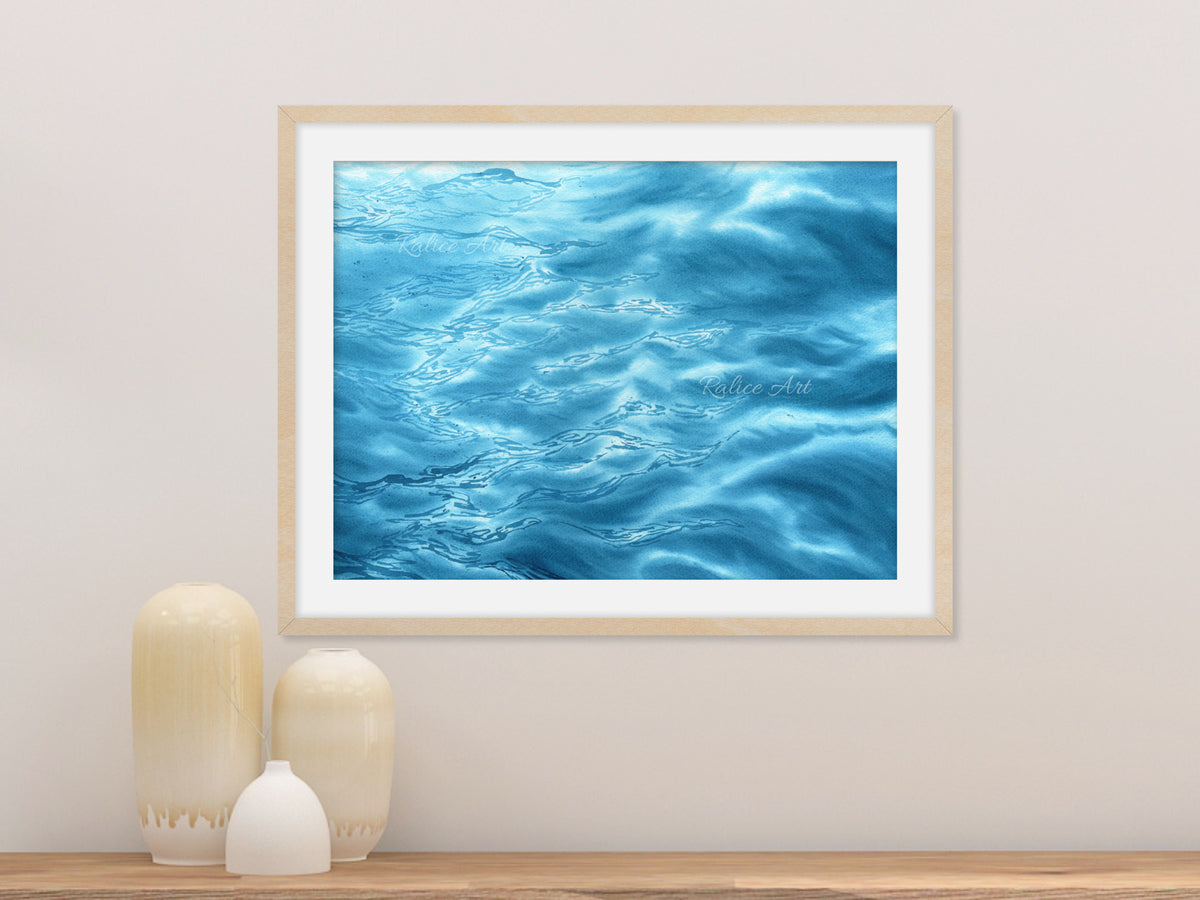 Turquoise Adventures - Original Watercolor Painting