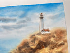 Lighthouse - Original Watercolor Painting