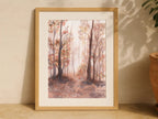 Autumn Forest Trail - Art Print