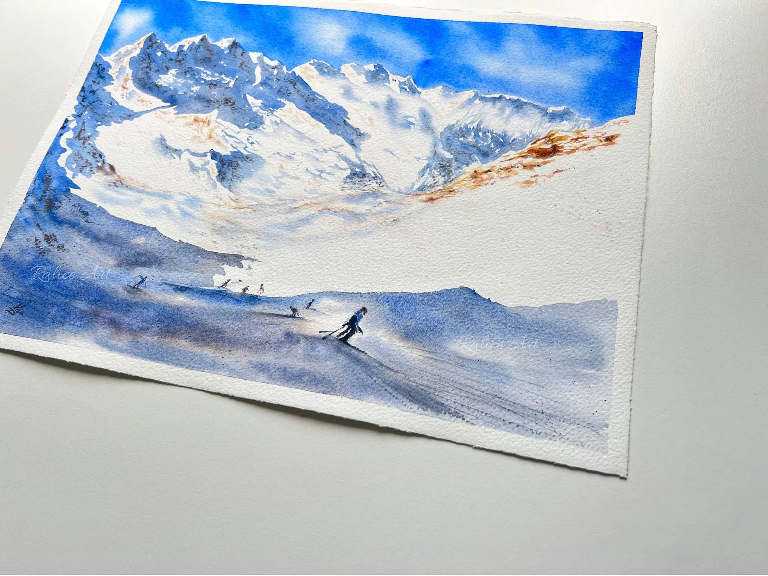 Winter Light - Original Watercolor Painting