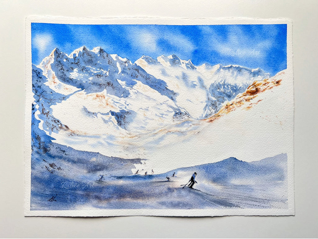 Winter Light - Original Watercolor Painting