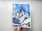 Beyond Dreams - Original Watercolor Mountain Painting