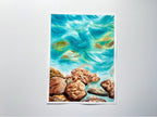 Rocky Seascape - Original Watercolor Painting
