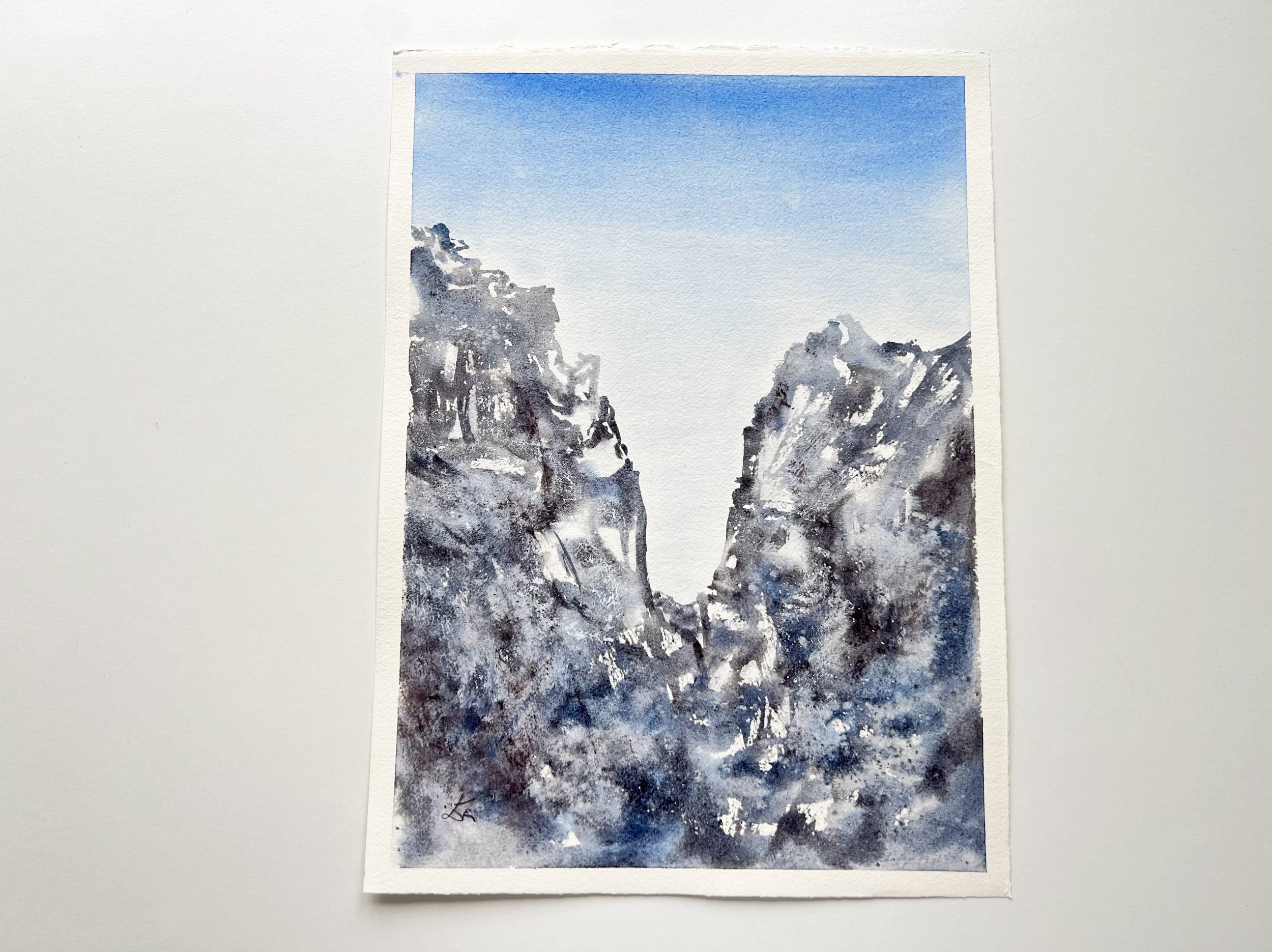 A Breath of Fresh Air - Original Watercolour Painting