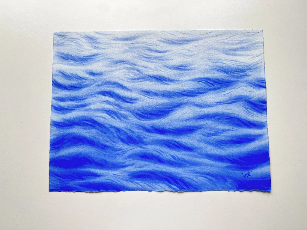 A Touch of Wind - Original Watercolor Painting