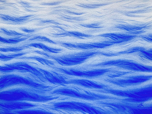 A Touch of Wind - Original Watercolor Painting