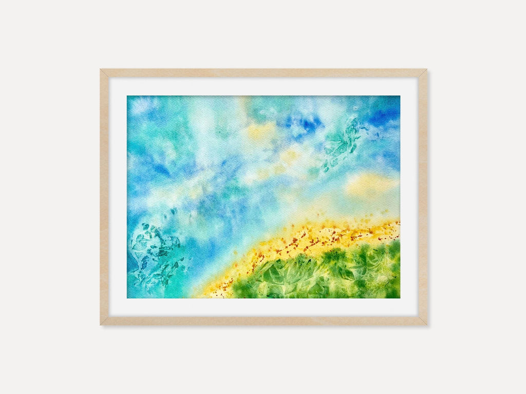 Abstract Seascape - Original Watercolor Painting