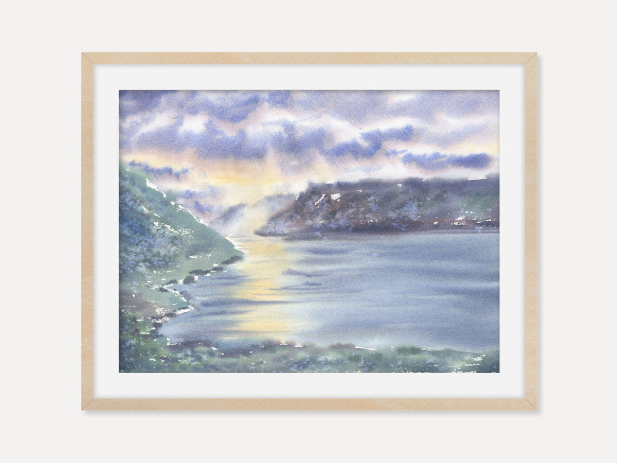 Fjord Landscape - Art Print