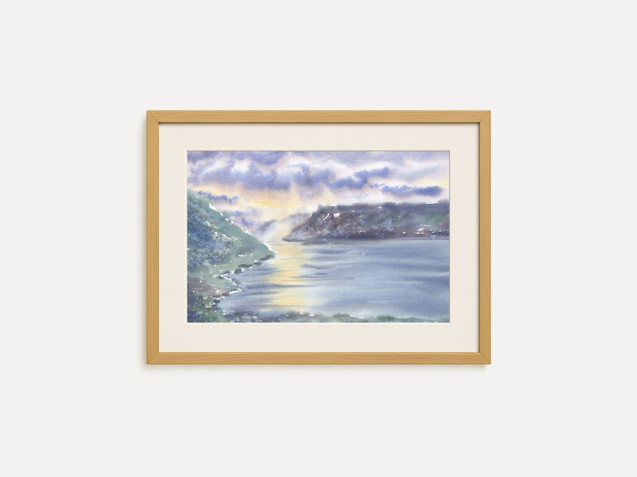 Fjord Landscape - Art Print