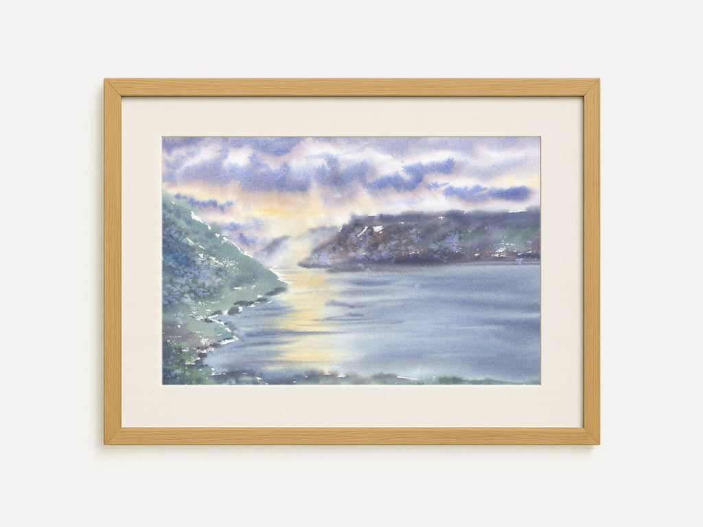 Fjord Landscape - Art Print