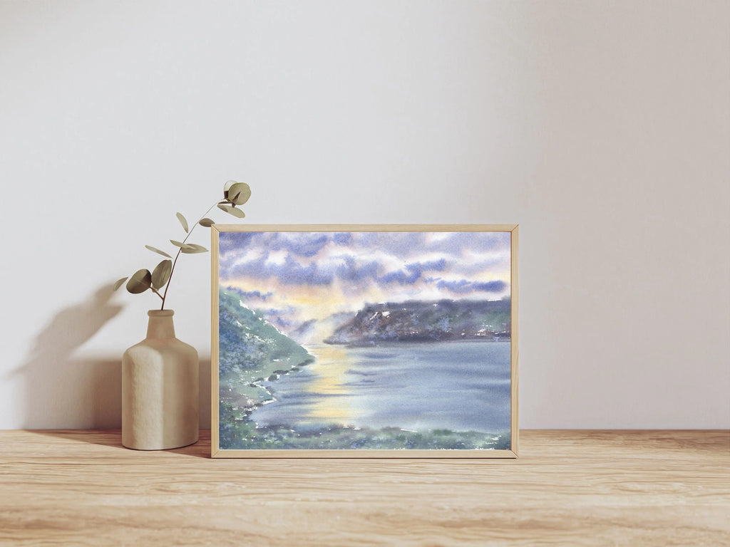 Fjord Landscape - Art Print