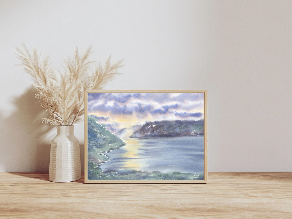 Fjord Landscape - Art Print
