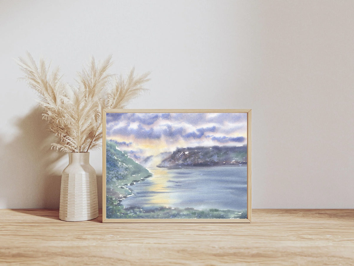 Fjord Landscape - Art Print